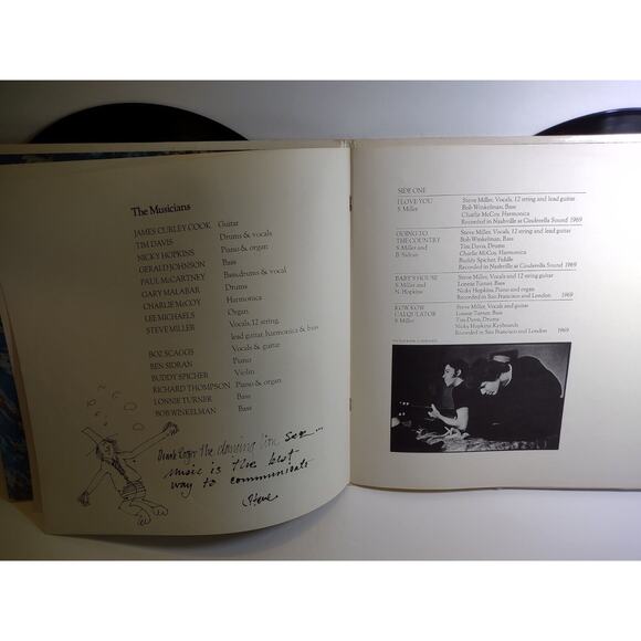 Steve Miller Band Anthology Double Vinyl LP Record Album 1972 Pop Classic Rock - Picture 5 of 8